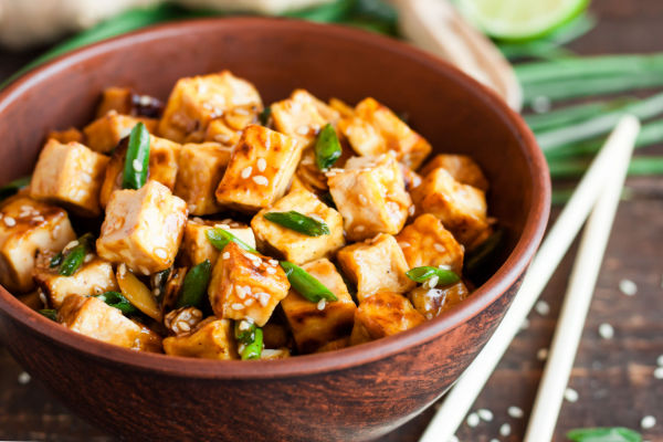 Is Tofu Keto? The Surprising Truth Revealed! 5 Fried tofu with sauce and sesame seed.
