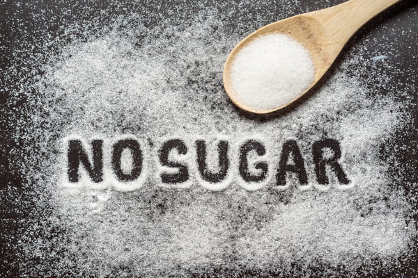 No Carb No Sugar Diet: Does it Really Work for Weight Loss? 3 "No sugar" text on black background