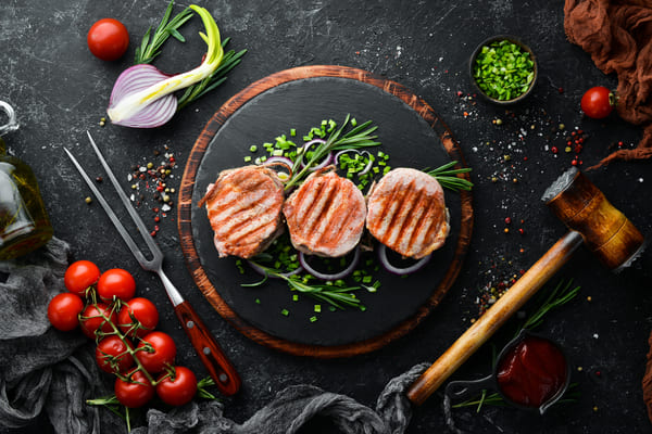 Discover the Perfect Pork Medallions for a Flavorful Feast 4 Grilled pork medallions served with spices