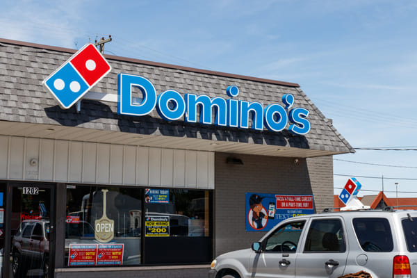 Front of a Domino's Pizza restaurant