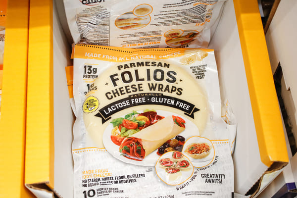 Trader Joe's Keto Staples: Stock Up on Low-Carb Ingredients 11 A package of Folios Parmesan Cheese Wraps