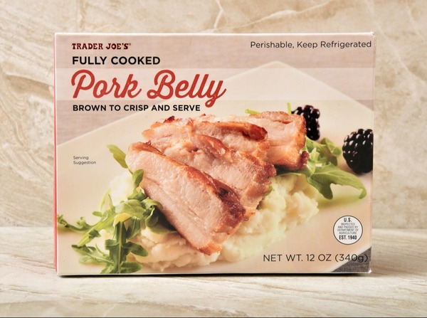 Trader Joe's Keto Staples: Stock Up on Low-Carb Ingredients 9 A package of Trader Joe's Fully Cooked Pork Belly