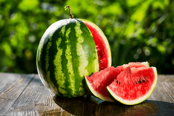Is Watermelon Keto? Understanding the Carb Content 2 Fresh watermelon slices arranged in juicy wedges, perfect for a refreshing summer treat.