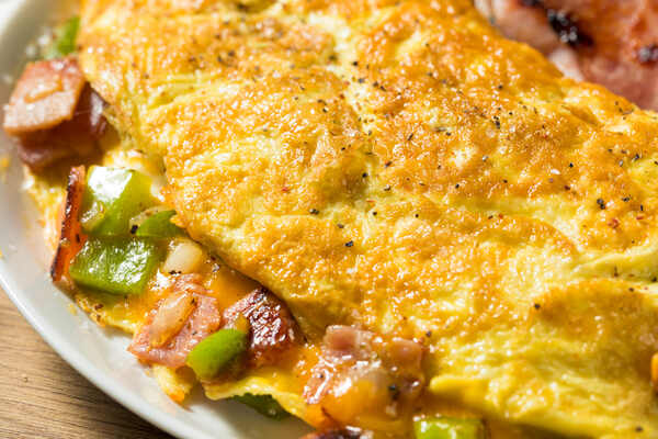 Cheesecake Factory Keto Menu: Indulge Without the Guilt 6 Omelet with cheese, ham, and peppers