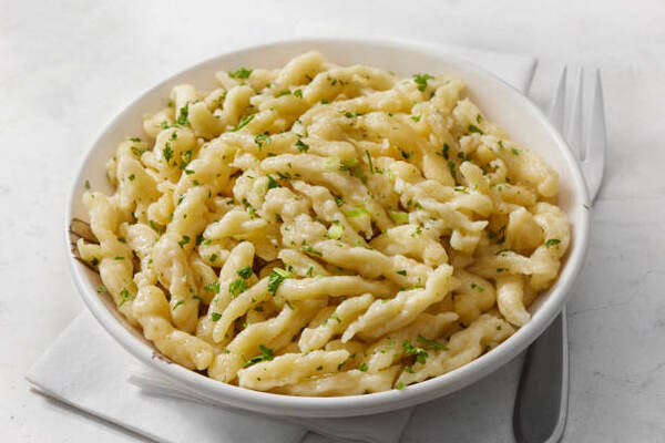 What to Serve with Brats: 10 Irresistible Side Dish Pairings 11 German spaetzle on a plate