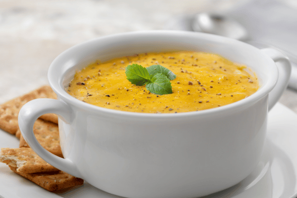 Is Squash Keto: Carbs, Varieties, and Recipes Explained 11 Creamy Butternut Squash Soup as a keto friendly recipe that answers positively on whether is squash keto.