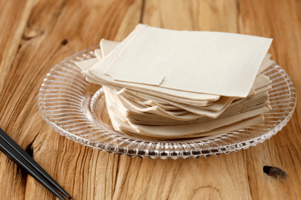 Low Carb Wonton Wrappers: Easy and Creative Recipes 2 Homemade stacked wonton wrapper or wonton sheet.