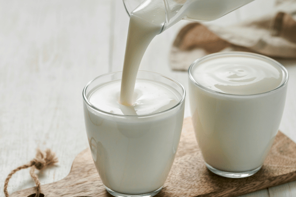 Delicious Kefir Smoothie Recipes to Energize Your Day 4 Pouring homemade kefir, buttermilk or yogurt.