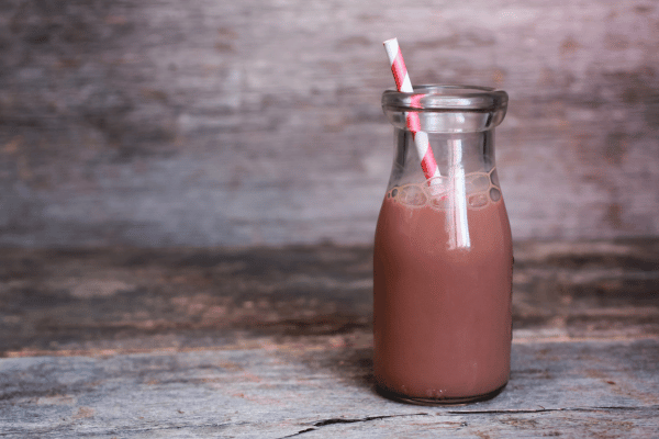 Bottle of Chocolate Milk.