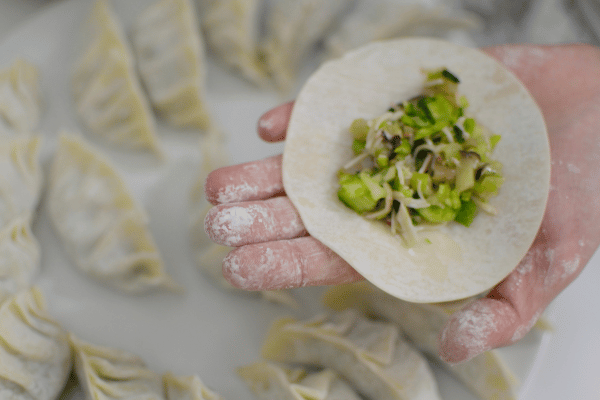 Low Carb Wonton Wrappers: Easy and Creative Recipes 5 Making dumplings.