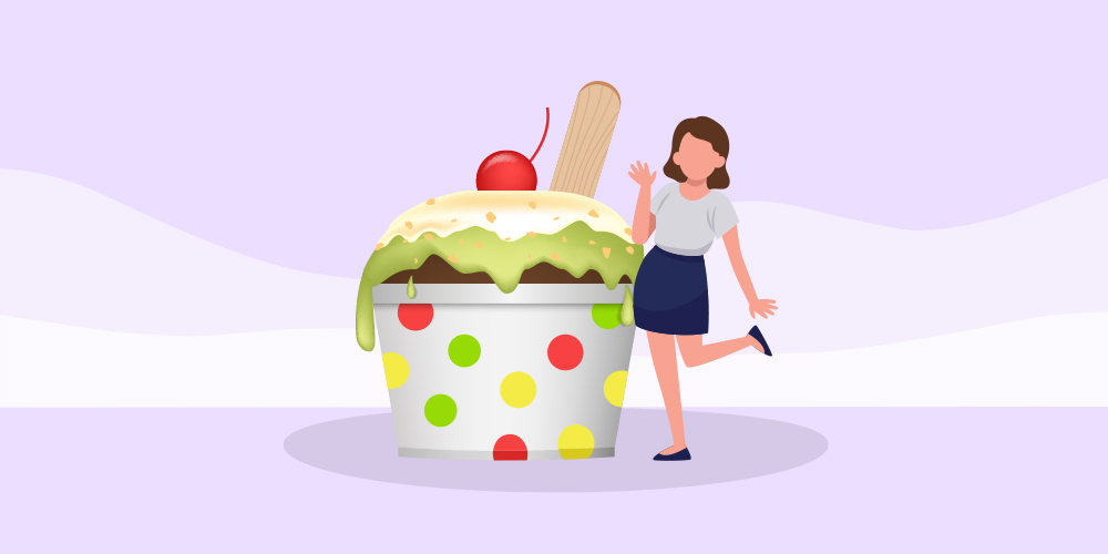 low calories ice cream