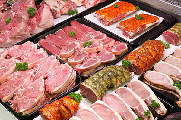 Can You Eat Pork While Pregnant? Master Prenatal Nutrition 4 Can you eat pork while pregnant: A variety of pork products at a butcher's shop