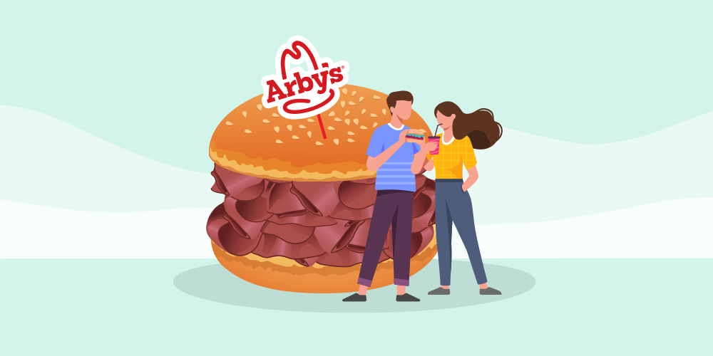 arbys roast beef carbs