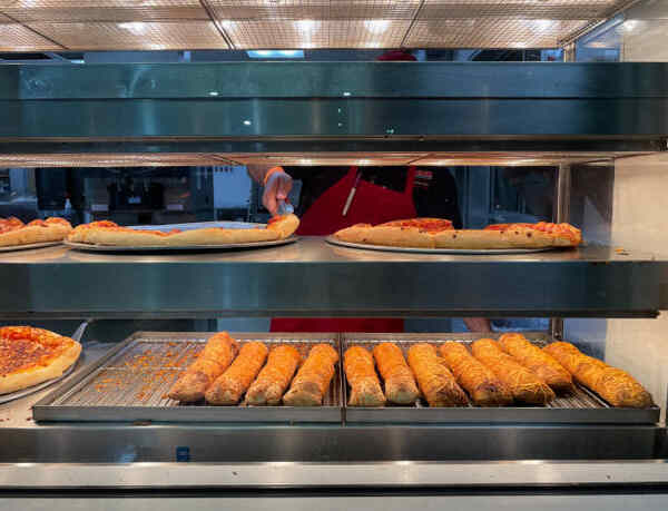Chicken Bake Costco: Unveiling the Mouthwatering Recipe! 4 Baked goods on display at a Costco food court