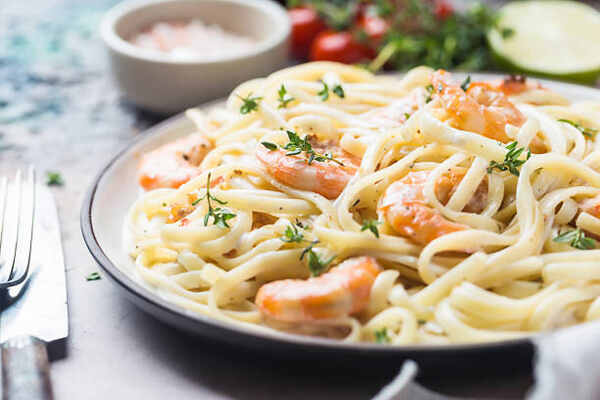 Chicken Alfredo Calories Unveiled: Savor Without Guilt! 5 Shrimp alfredo linguine pasta