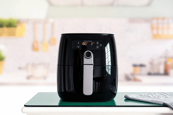 Quick and Easy Chicken Sausage in Air Fryer 8 Black air fryer, the best kitchen tool.