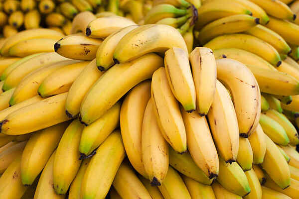 Does Banana Have Gluten? Here's What You Need to Know! 5 Bunches of yellow ripe bananas