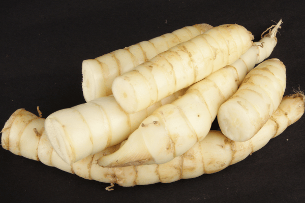 Is Arrowroot Keto Friendly? Everything You Need to Know 7 Fresh organic arrowroot in black background.