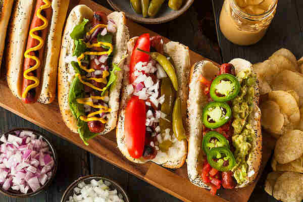 Are Hot Dogs Keto-Friendly? Everything You Need to Know 8 Are hot dogs keto-friendly? Grilled hotdogs in buns with different toppings