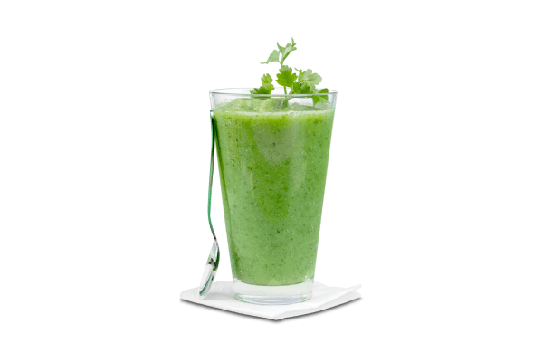 Low Carb Juicing: How to Make Tasty and Healthy Juices 15 A glass of spinach cucumber juice.
