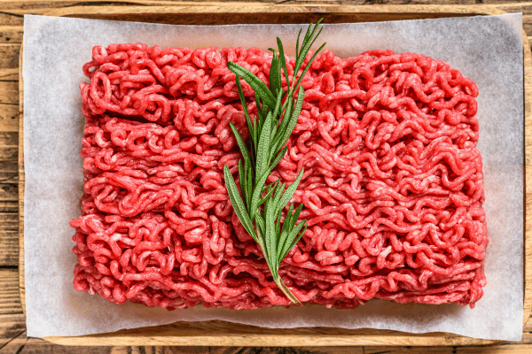 How to Make Keto Moussaka: A Step-by-Step Guide 4 A perfectly shaped ground beef patty, seasoned and ready to be cooked to perfection.