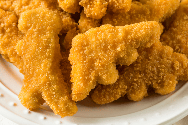 Cooking Dino Nuggets Air Fryer: Fun Variations and Tips 2 A close-up of crispy dino nuggets air fryer, golden brown and perfectly crunchy, ready to enjoy.