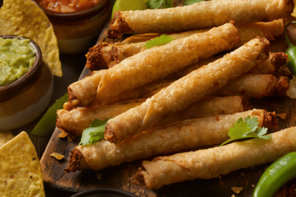 Jose Ole Taquitos Air Fryer: A Step-by-Step Cooking Tutorial 4 Jose Ole Taquitos Air Fryer: A delicious pile of golden taquitos, ready to enjoy.