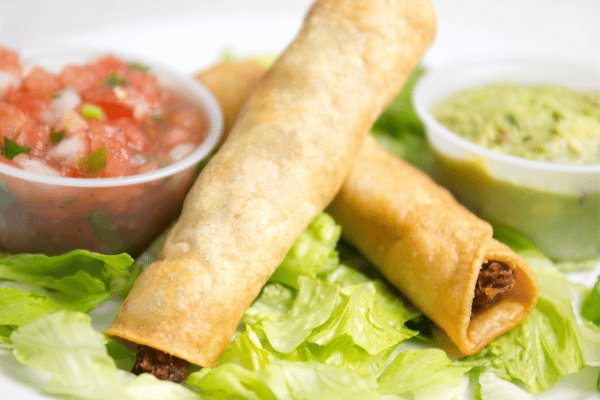 Jose Ole Taquitos Air Fryer: A Step-by-Step Cooking Tutorial 8 Jose Ole Taquitos Air Fryer: Taquitos served with side dishes and dips, perfect for a flavorful meal!