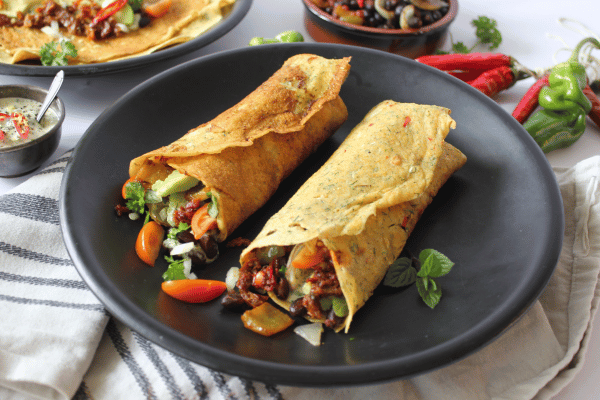 Jose Ole Taquitos Air Fryer: A Step-by-Step Cooking Tutorial 9 Jose Ole Taquitos Air Fryer: Two taquitos neatly placed on a plate, simple and delicious.