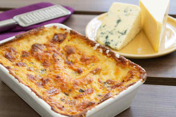 Easy Keto Lasagna: A Delicious Low-Carb Dinner Recipe 4 Baked lasagna with different types of cheese