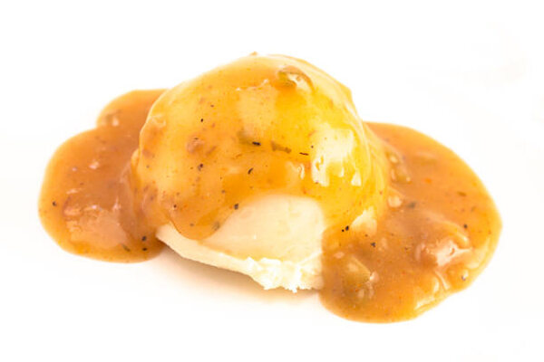 KFC Mashed Potatoes Calories and Nutrition Facts 5 A scoop of mashed potato topped with gravy