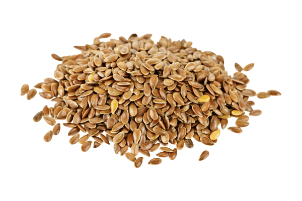 Is Buckwheat Keto Friendly? Everything You Need to Know 8 A close-up of flaxseed meal shows its fine, grainy texture on a clean white background.