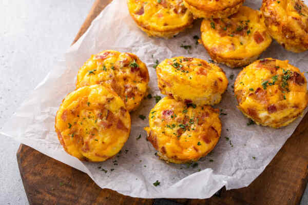 Easy Keto Meals That Make Low-Carb Living a Breeze 5 Freshly baked bacon and cheese egg muffins