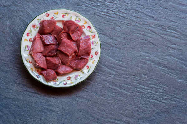 Easy Steak Tips Recipe: Juicy, Tender, and Packed with Flavor 4 Diced raw beef on a plate
