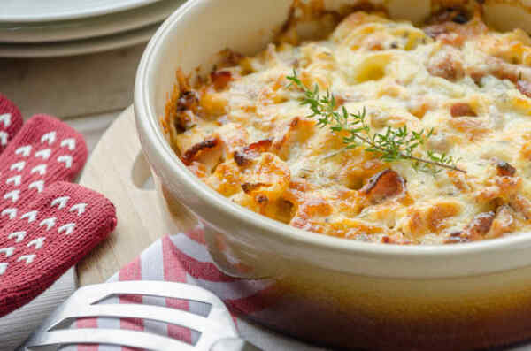 Keto Chicken Bacon Ranch Casserole the Whole Family Loves 6 Cheesy chicken casserole baked with potato
