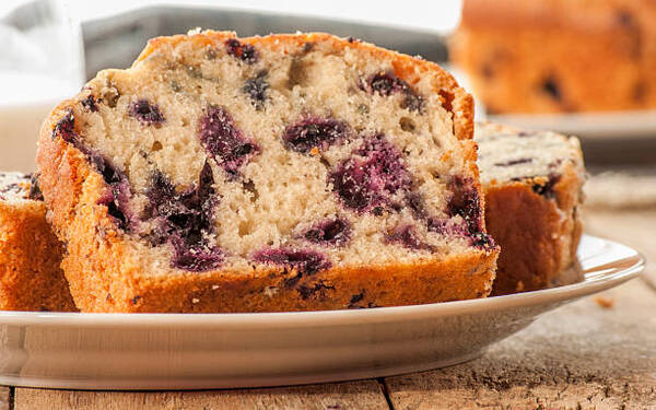 Easy Keto Lemon Blueberry Bread Recipe for a Sweet Treat 6 Home baked lemon blueberry cake slices