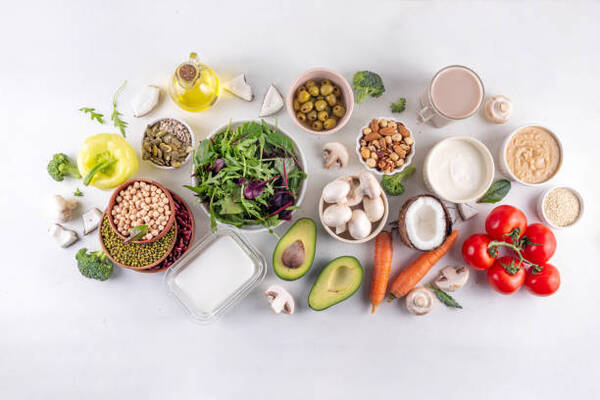 Plant-based keto food for fat and protein source